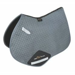Arma Performance Suede Jumping Saddle Pads -Farm House Tack Sales Shop 5263 Shires Arma.Suede .Jumping.Saddlecloth Grey