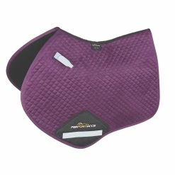 Arma Performance Suede Jumping Saddle Pads -Farm House Tack Sales Shop 5263 Shires Arma.Suede .Jumping.Saddlecloth Plum