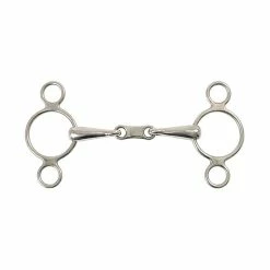 Shires Two Ring French Link Elevator Gag Bit