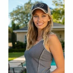 Goode Rider Baseball Cap -Farm House Tack Sales Shop 8888 GR Baseball.Cap Black.Khaki Woman