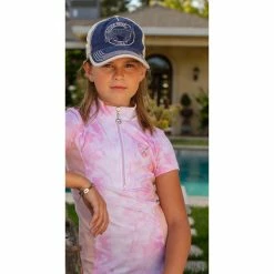 Goode Rider Baseball Cap -Farm House Tack Sales Shop 8888 GR Baseball.Cap Navy.Khaki Child