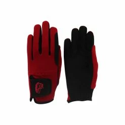 TuffRider Children's Performance Riding Gloves -Farm House Tack Sales Shop 9215 tf kids.perf .glvs red front