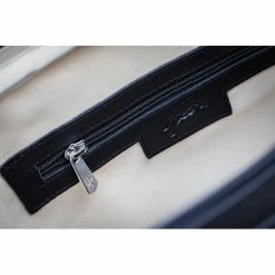 Penelope Etretat Handbag -Farm House Tack Sales Shop 936100002 French.EQ Penelope Etretat.Handbag Inside.Zipper Black