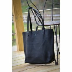 Penelope Tote Bag 17 Penelope Tote Bag -Farm House Tack Sales Shop 936200002 French.EQ Penelope Tote.Bag Front Black