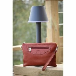 Penelope Emma Handbag -Farm House Tack Sales Shop 936203014 French.EQ Penelope Emma.Handbag Front Brandy