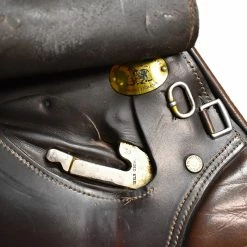 Thoroughbred Badminton 17" All Purpose Used Saddle -Farm House Tack Sales Shop A232 Thoroughbred Badminton 17in AP Brwn 08