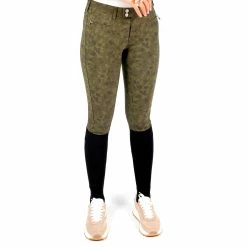 Samshield Women's Adele Metal Dots Knee Grip Breeches -Farm House Tack Sales Shop ADELE METAL DOTS KG TT Facecopy