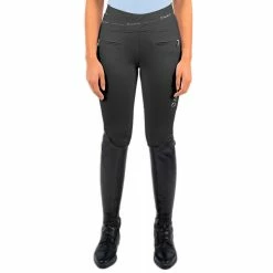 Samshield Women's Alpha Knee Grip Breeches -Farm House Tack Sales Shop ALPHA KG TT Anthracite Face
