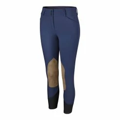 RJ Classics Anna Ladies' Mid-Rise Front Zip Breech 12 RJ Classics Anna Ladies' Mid-Rise Front Zip Breech -Farm House Tack Sales Shop Anna B7897AN Blue Depths