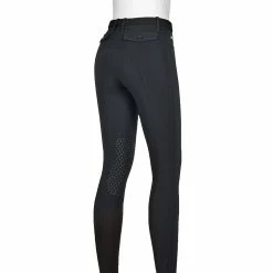 Equiline ATIRK Women's Knee Grip Breeches In 4 Seasons B-Move -Farm House Tack Sales Shop AtirK EQuline N08981 Black Back
