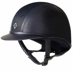 Charles Owen Ayr8 Plus Leather Look - Custom Helmet -Farm House Tack Sales Shop Ayr8 LL Navy Web navy 348fffa7 bc66 40e2 bfde e01161e0bd11