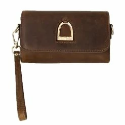 Oakbark & Chrome Rider Belt Bag 52 Oakbark & Chrome Rider Belt Bag -Farm House Tack Sales Shop BB BRI 002 Oak chrome riderbeltbag.brindle3