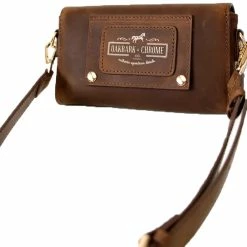 Oakbark & Chrome Rider Belt Bag 56 Oakbark & Chrome Rider Belt Bag -Farm House Tack Sales Shop BB BRI 002 Oak chrome riderbeltbag.brindle4