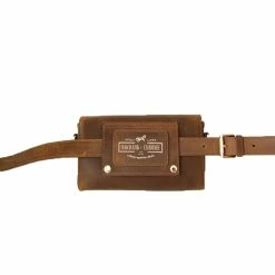 Oakbark & Chrome Rider Belt Bag 58 Oakbark & Chrome Rider Belt Bag -Farm House Tack Sales Shop BB BRI 002 Oak chrome riderbeltbag.brindle6