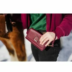 Oakbark & Chrome Rider Belt Bag 44 Oakbark & Chrome Rider Belt Bag -Farm House Tack Sales Shop BB CAB 101 Oakbark chrome riderbeltbag cabernet.2