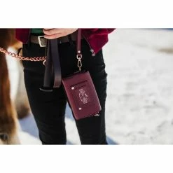 Oakbark & Chrome Rider Belt Bag 50 Oakbark & Chrome Rider Belt Bag -Farm House Tack Sales Shop BB CAB 101 Oakbark chrome riderbeltbag cabernet8