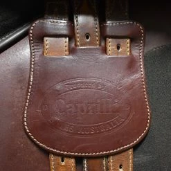 Bates Caprilli 16 1/2" Used Close Contact Saddle -Farm House Tack Sales Shop C1219 Bates Caprilli 16.5in Med Xchangeable Reg Brwn 02