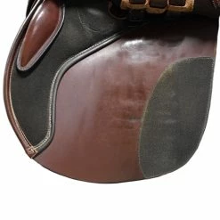 Bates Caprilli 16 1/2" Used Close Contact Saddle -Farm House Tack Sales Shop C1219 Bates Caprilli 16.5in Med Xchangeable Reg Brwn 04