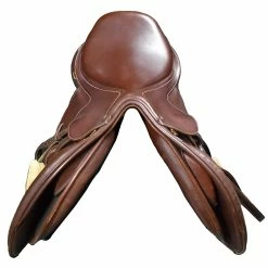 Bates Caprilli 16 1/2" Used Close Contact Saddle -Farm House Tack Sales Shop C1219 Bates Caprilli 16.5in Med Xchangeable Reg Brwn 08