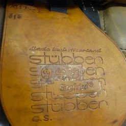 Stubben Siegfried CS 17 1/2" Used Close Contact Saddle -Farm House Tack Sales Shop C1291 Stubben Siegfried.CS 17.5in 31.5in.Tree 12