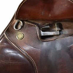 Prestige Hunter 17" Used Close Contact Saddle -Farm House Tack Sales Shop C1397 Prestige Used.Saddle 06