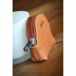 Penelope Coin Purse -Farm House Tack Sales Shop CPB French.EQ Penelope Coin.Purse Zipper Brandy