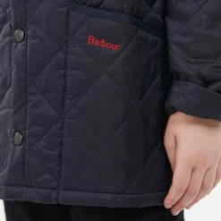 Barbour Kids Liddesdale Quilted Jacket 29 Barbour Kids Liddesdale Quilted Jacket -Farm House Tack Sales Shop CQU0047NY95 06detailb2