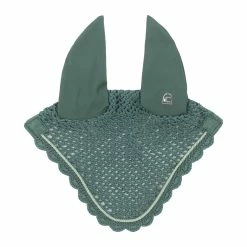 Cavallo Jill Fly Hood -Farm House Tack Sales Shop CVL 4661 JinaHalter.seagreen