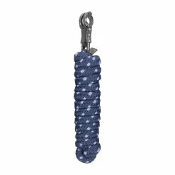 Cavallo Jone Lead Rope -Farm House Tack Sales Shop CVL 4669 Joneleadrope.midnightblue