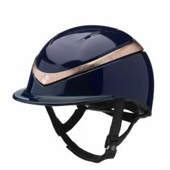 Charles Owen Halo With MIPS - Custom Helmet -Farm House Tack Sales Shop Charles.Owen Halo Midnight.Gloss .Rose .Gold