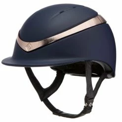Charles Owen Halo With MIPS - Custom Helmet -Farm House Tack Sales Shop Charles.Owen Halo Midnight.Matte .Rose .Gold