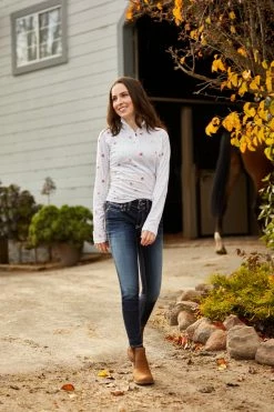 Ariat Women's Wexford Waterproof Boot -Farm House Tack Sales Shop CopyofS21 WMS ENGL SHP Perform LaCunha EU Shot02 3175