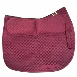 ECP Quilted Correction Dressage Pad -Farm House Tack Sales Shop Cotton Correction Dressage pad burgundy 38810.1573839009.1280.1280