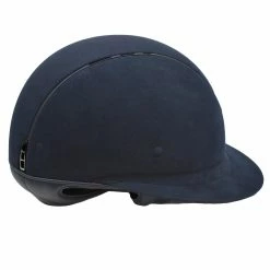 Samshield Custom Miss Shield Blue Alcantara Helmet -Farm House Tack Sales Shop Custom Samshield Miss.Shield Helmet Suede Navy 00