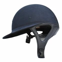 Samshield Custom Miss Shield Blue Alcantara Helmet -Farm House Tack Sales Shop Custom Samshield Miss.Shield Helmet Suede Navy 10