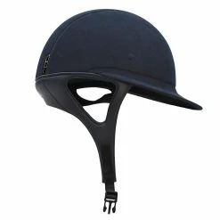 Samshield Custom Miss Shield Blue Alcantara Helmet -Farm House Tack Sales Shop Custom Samshield Miss.Shield Helmet Suede Navy 11
