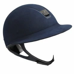 Samshield Custom Miss Shield Blue Alcantara Helmet -Farm House Tack Sales Shop Custom Samshield Miss.Shield Helmet Suede Navy 15