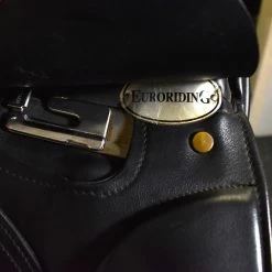 Euroriding Diamont 17.5" Used Dressage Saddle -Farm House Tack Sales Shop D557 Euroriding Diamant 17.5 med stand 02086630 Blk 6