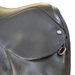 Bliss Of London Loxely LX 17 1/2" Used Dressage Saddle -Farm House Tack Sales Shop D609 Bliss.of .London Loxley.LX 17.5in Used.Dressage.Saddle Black 01