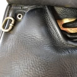 Bliss Of London Loxely LX 17 1/2" Used Dressage Saddle -Farm House Tack Sales Shop D609 Bliss.of .London Loxley.LX 17.5in Used.Dressage.Saddle Black 06