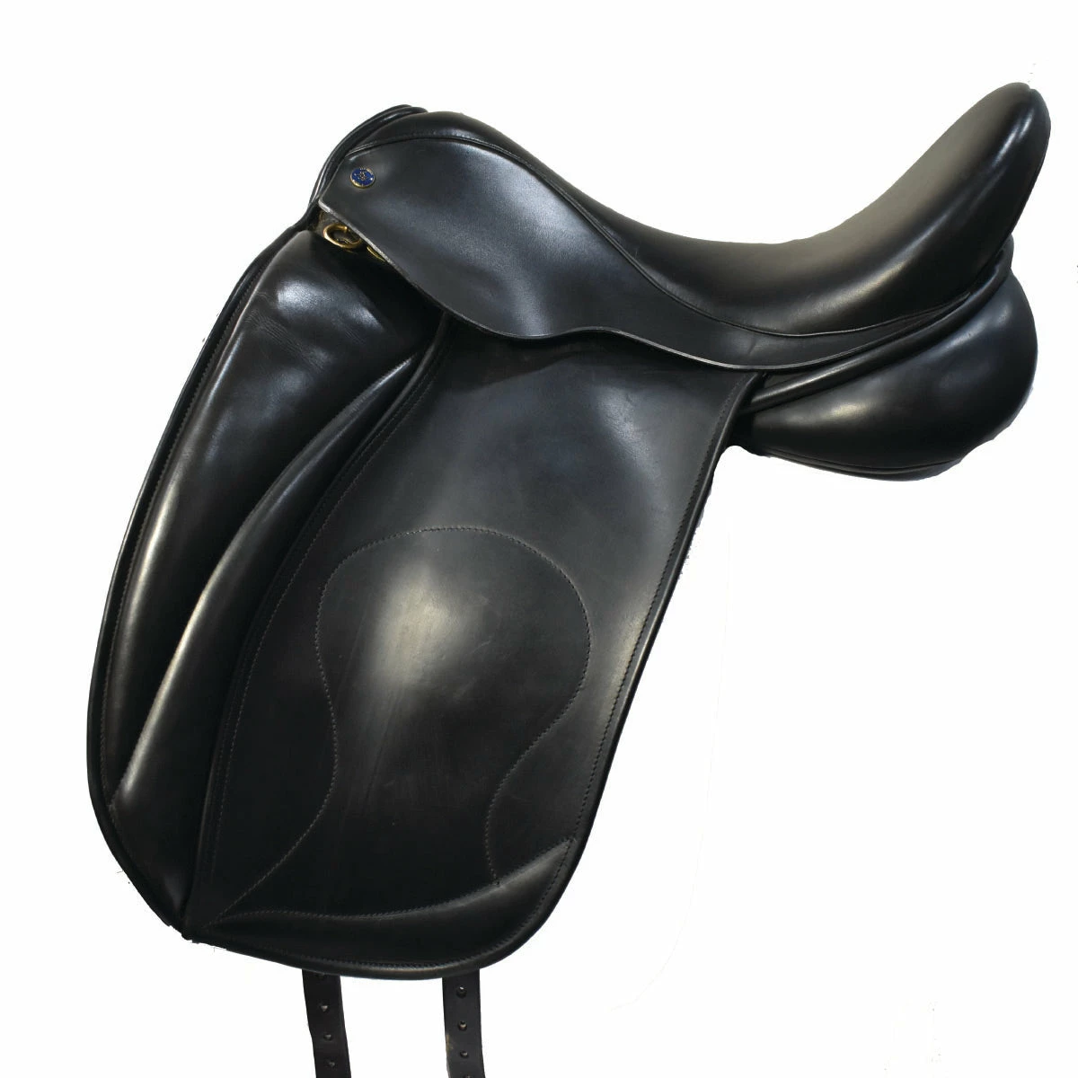 Hulseboss WB4 17.5" Narrow Used Dressage Saddle 2 Hulseboss WB4 17.5" Narrow Used Dressage Saddle - Image 2