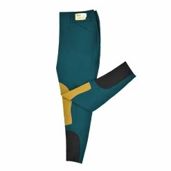 Tailored Sportsman Girls Sock Bottom Trophy Hunter Breeches -Farm House Tack Sales Shop Dark.Teal Tan 2
