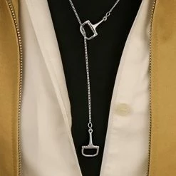 Loriece Dee Bit Lariat Necklace 7 Loriece Dee Bit Lariat Necklace -Farm House Tack Sales Shop Designs.By .Loriece Dee.Bit .Lariat.Horse .Necklace 01copy