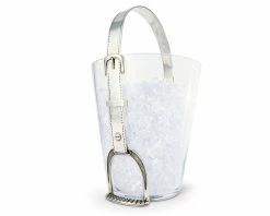 Arthur Court Equestrian Stirrup Ice Bucket