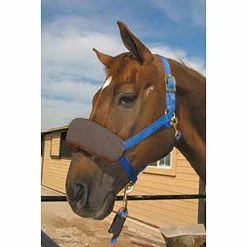 ECP Halter Fleece Noseband Cover -Farm House Tack Sales Shop ECP halter.fleece.noseband.cover HP 5N 04 brwn