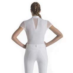 EGO 7 Women's Rita Short Sleeve Show Shirt 7 EGO 7 Women's Rita Short Sleeve Show Shirt -Farm House Tack Sales Shop EGO7 Rita SS Show Shirt MC White 82443.1585682119.1280.1280
