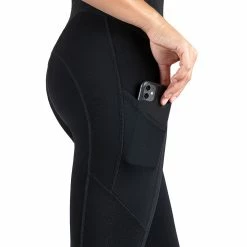 Equiline Women's Cerink Knee Grip Riding Leggings 8 Equiline Women's Cerink Knee Grip Riding Leggings -Farm House Tack Sales Shop EQLine ES123 N09050 006 Black Detail