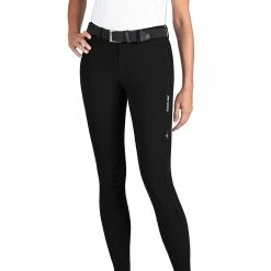 Equiline Women's Ciannek B-Move Light Knee Grip Breech 11 Equiline Women's Ciannek B-Move Light Knee Grip Breech -Farm House Tack Sales Shop EQline ES123 N09036 006 Black