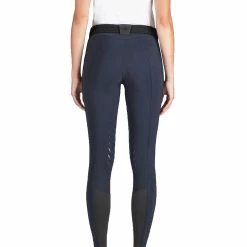 Equiline Women's Ciannekh High Waisted B-Move Light Knee Grip Breech -Farm House Tack Sales Shop ES123 N09036 CianneKH Blue Back