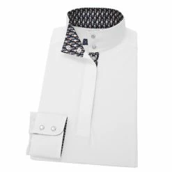 Essex Classics Ladies "Looking Back" Talent Yarn Straight Collar Long Sleeve Show Shirt